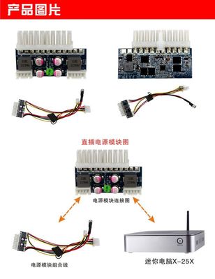 XCY立人DC-ATX電源模塊 便攜高效的小型計(jì)算機(jī)供電解決方案